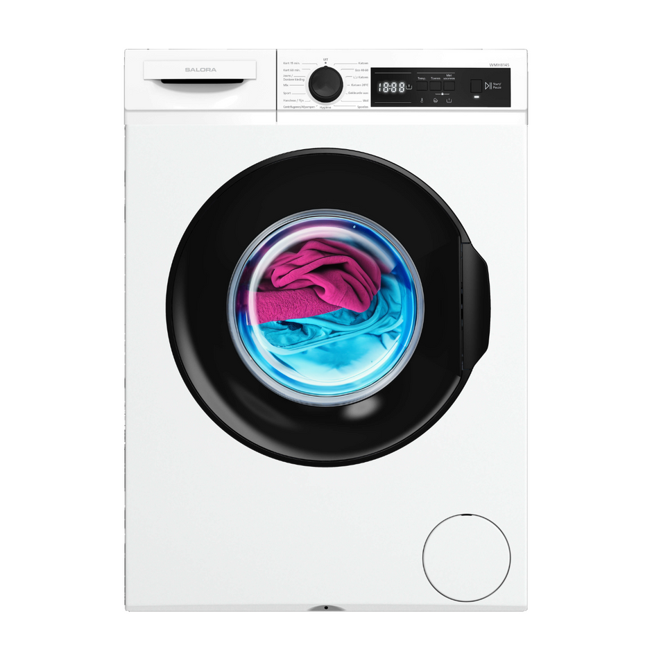 Salora wasmachine, vooraanzicht
