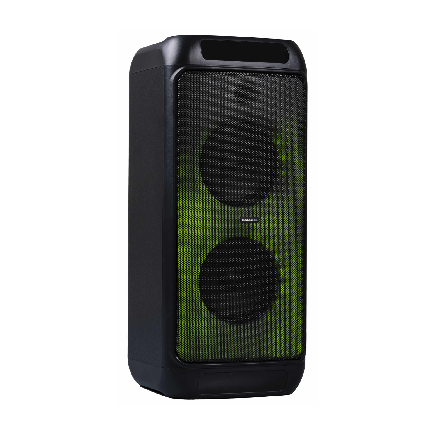 Salora PARTYBOX400 - 2x 6,5-inch woofers detail bluetooth speaker