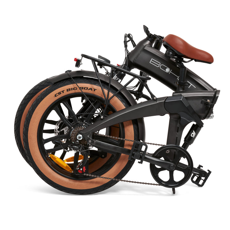 BOHLT F20 opvouwbare fatbike - opgevouwen voor in de kofferbak