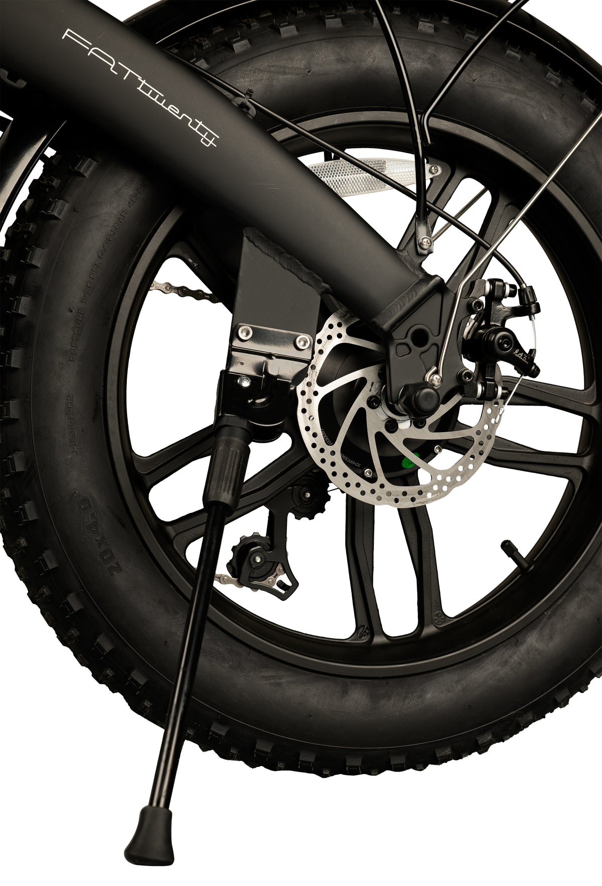 BOHLT Fat Twenty elektrische vouwfiets 20 inch - achteraanzicht