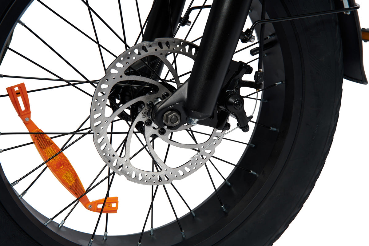 RED6 Ghost elektrische fatbike - duo zit detail