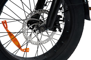 RED6 Ghost elektrische fatbike - duo zit detail