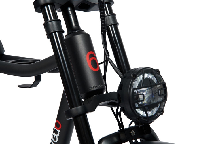 RED6 Ghost elektrische fatbike - lifestyle op het strand