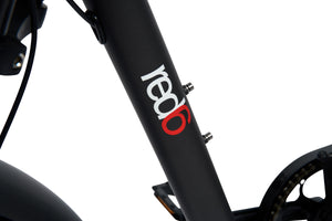 RED6 Ghost fatbike zwart - zijaanzicht