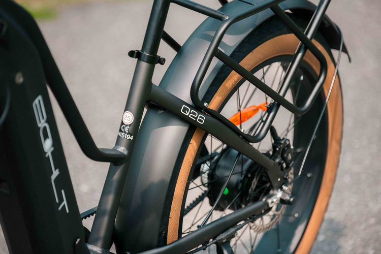 BOHLT Q26 elektrische fatbike zwart - zijaanzicht