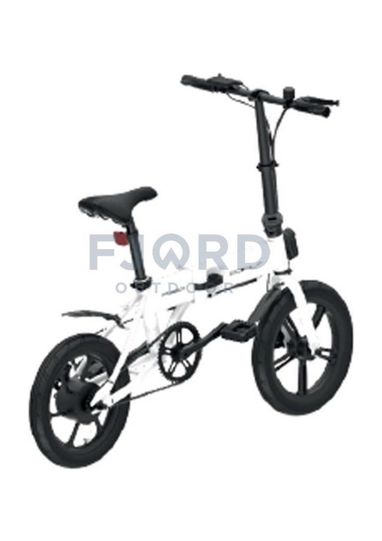 Bohlt R160W elektrische vouwfiets 16 inch wit - zijaanzicht