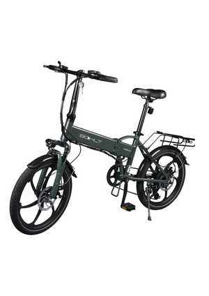 Bohlt R200 elektrische vouwfiets 20 inch groen Shimano LG - zijaanzicht