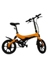 Bohlt X160 OR elektrische vouwfiets magnesium oranje met achtervering - zijaanzicht