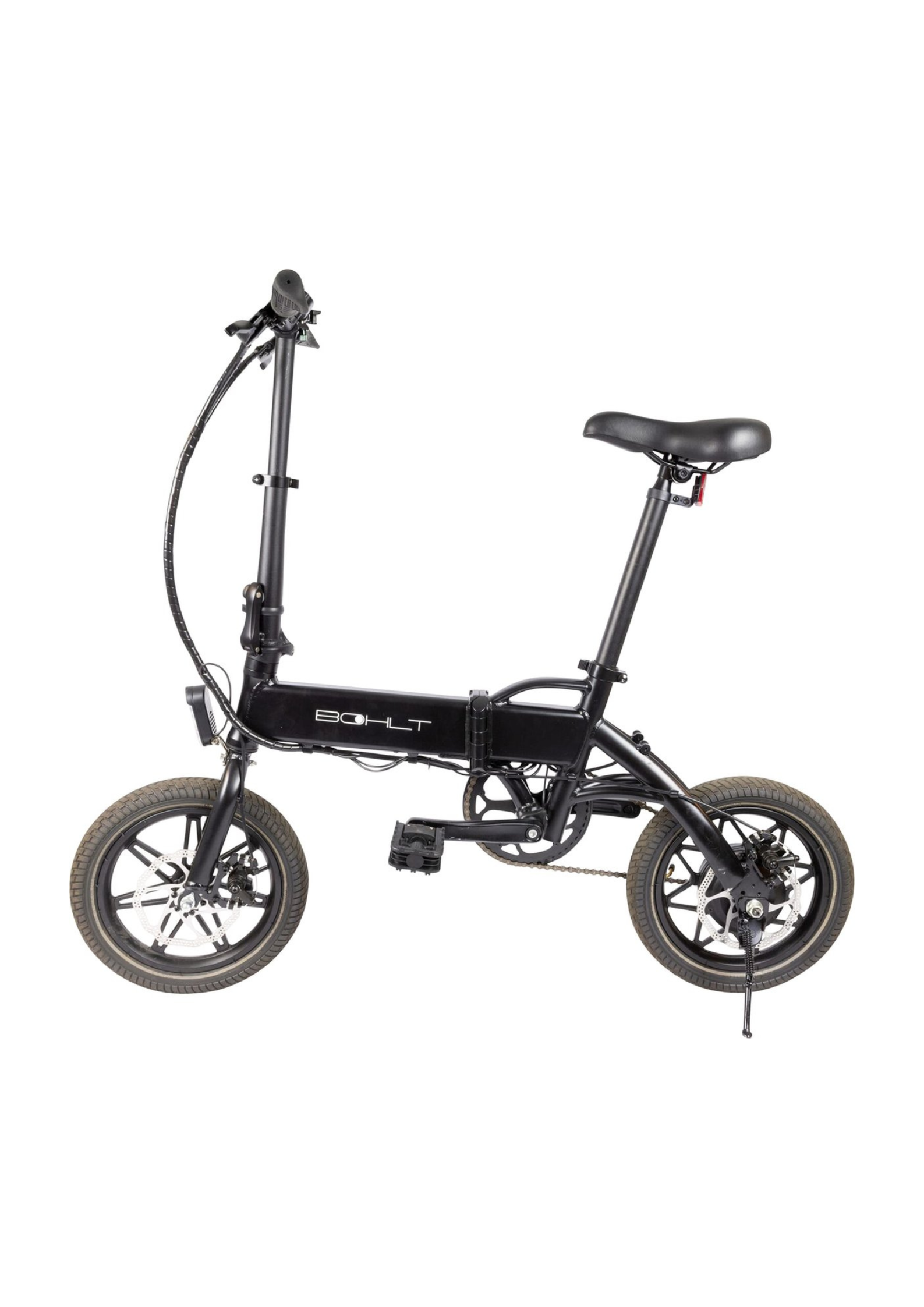 Bohlt R140 elektrische vouwfiets aluminium met LG accu - zijaanzicht