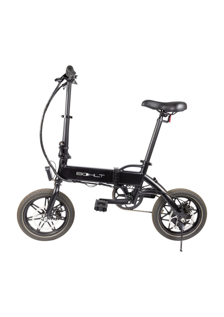 Bohlt R140 elektrische vouwfiets aluminium met LG accu - zijaanzicht