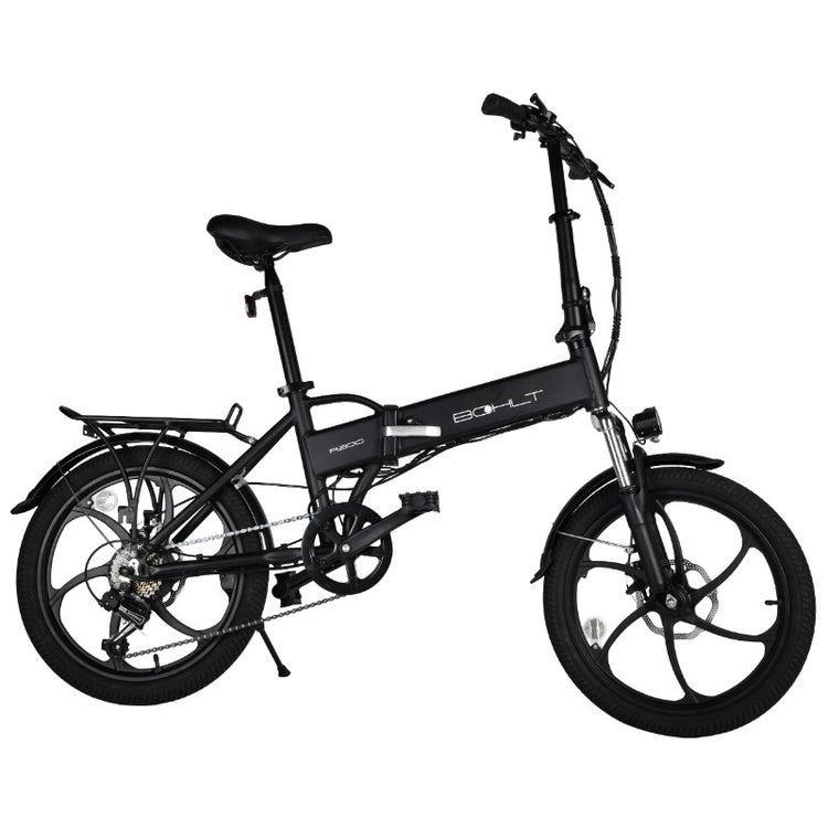 Bohlt R200 vouwfiets zwart - 6 Shimano versnellingen detail
