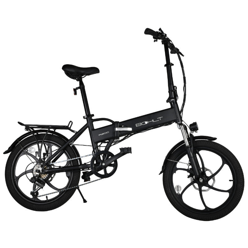 Bohlt R200 vouwfiets zwart - 6 Shimano versnellingen detail