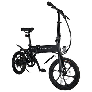 Bohlt R160 vouwfiets zwart - LG accu in frame detail