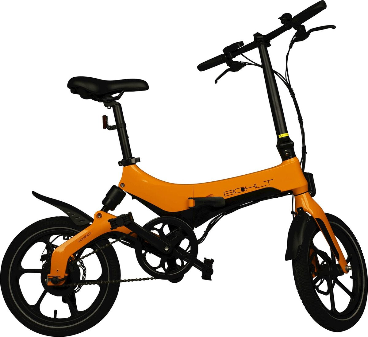 Bohlt X160 OR vouwfiets - schijfremmen voor en achter detail