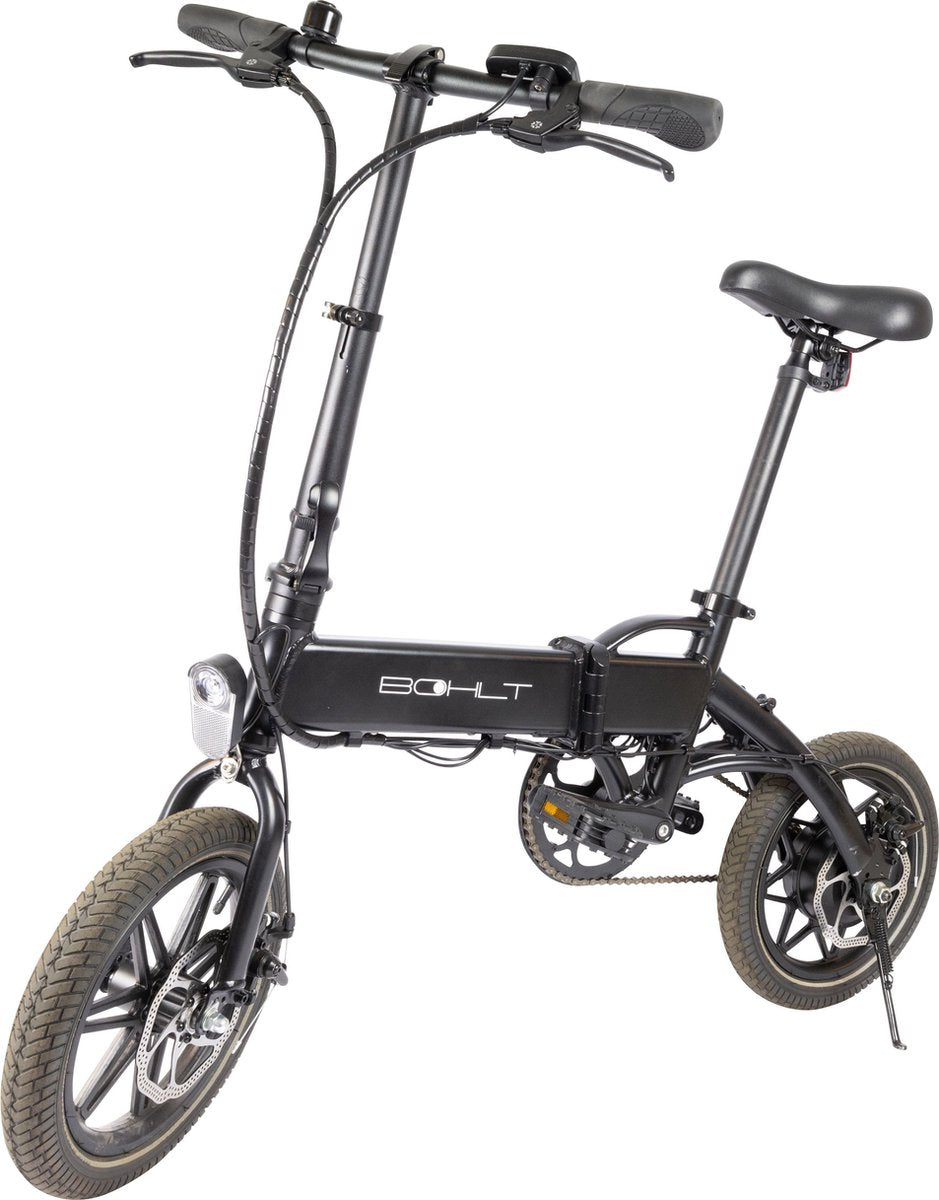 Bohlt R140 vouwfiets - opgevouwen compact detail