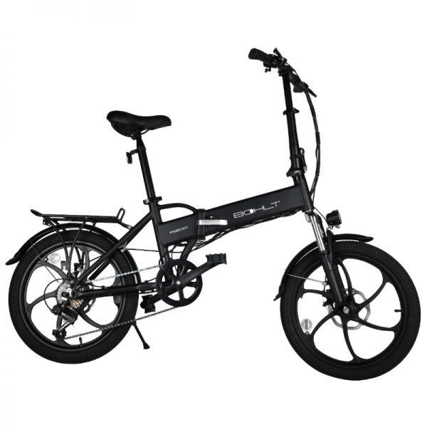 Bohlt R200 vouwfiets zwart - LCD display en bediening
