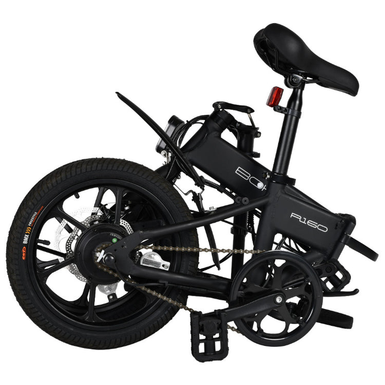 Bohlt R160 vouwfiets zwart - schijfremmen detail