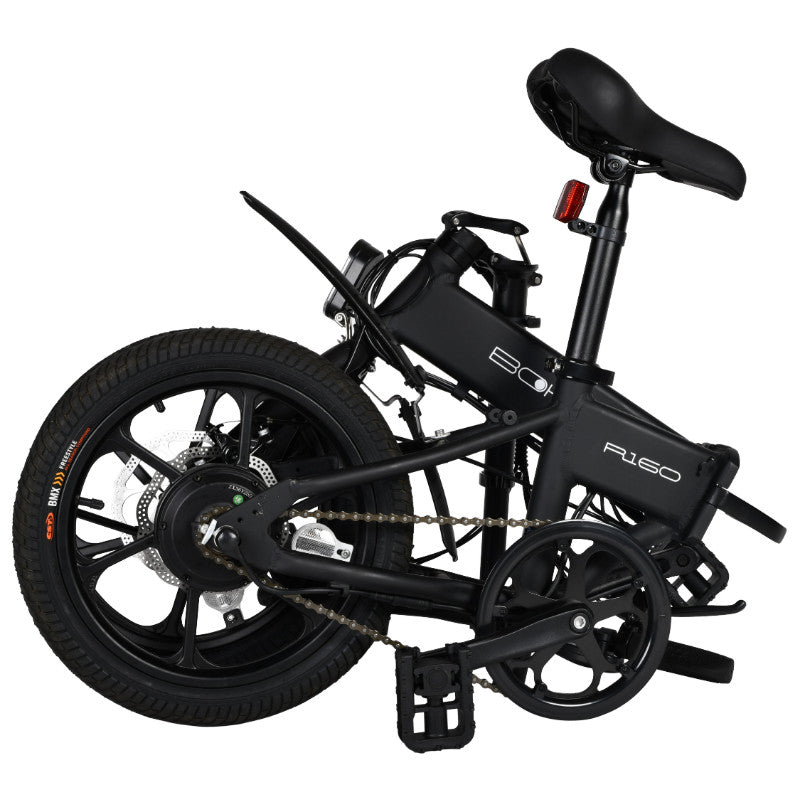 Bohlt R160 vouwfiets zwart - schijfremmen detail