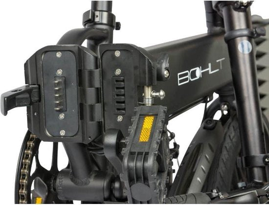 Bohlt R140 vouwfiets - vouwmechanisme detail
