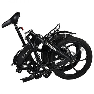Bohlt R200 vouwfiets zwart - bagagedrager en accu in frame