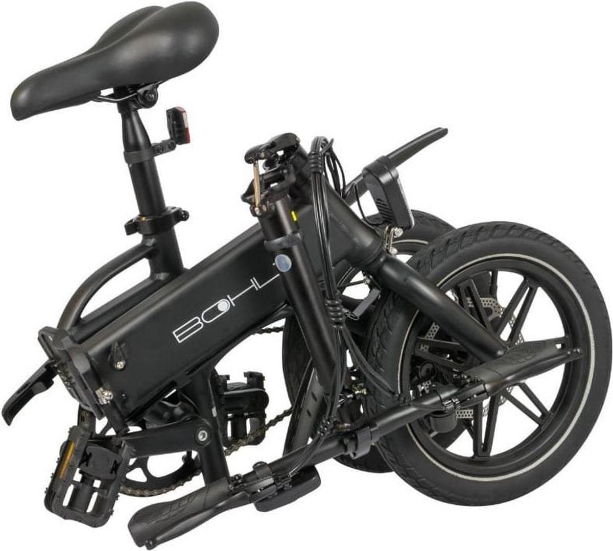 Bohlt R140 vouwfiets - bediening en display detail