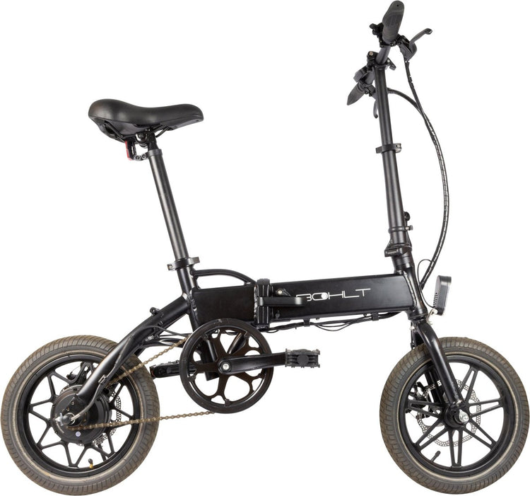Bohlt R140 vouwfiets - LG accu in frame detail