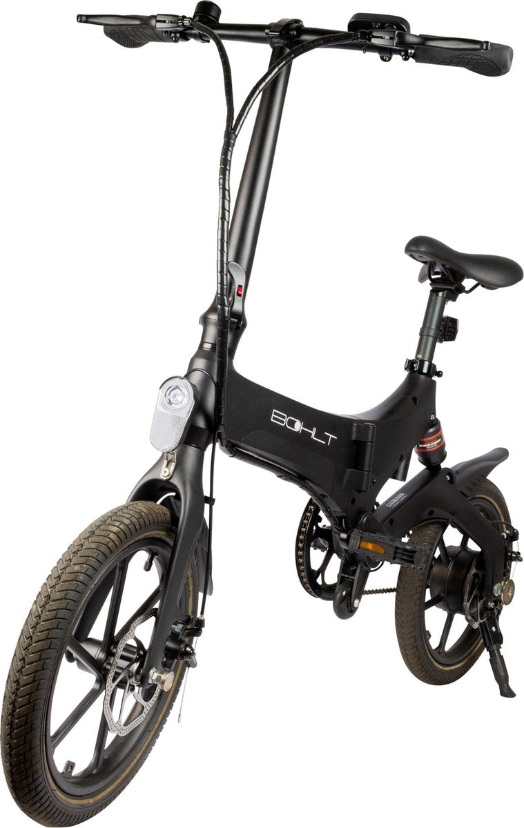 Bohlt X160 BL vouwfiets - achtervering detail