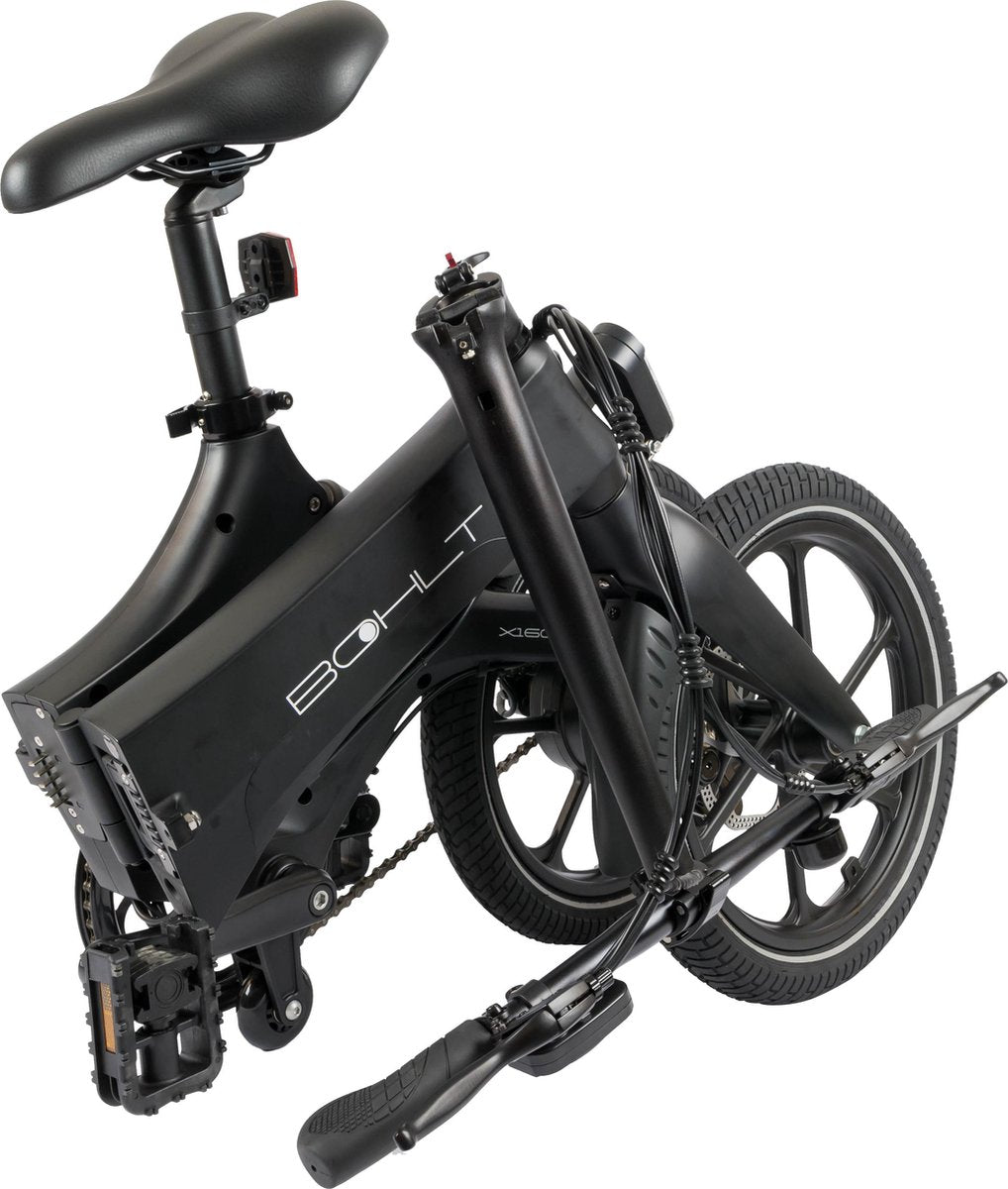 Bohlt X160 BL vouwfiets - bediening en display detail