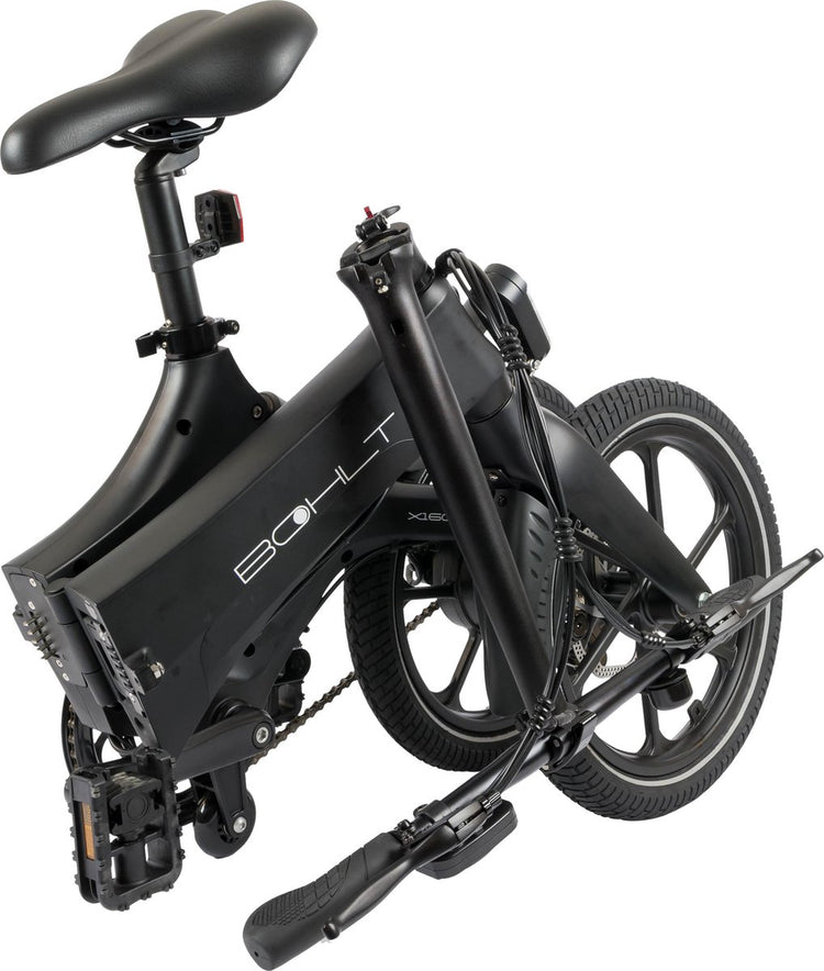 Bohlt X160 BL vouwfiets - bediening en display detail